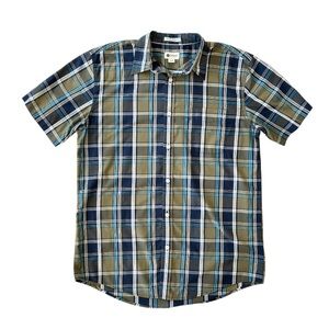 Haggar Clothing Short Sleeve Button Down Shirt